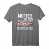 Mutter und Sohn Partnerlook T-Shirt - Lustiges Weihnachtsgeschenk für Familie, klassisch geschnitten, doppelt genähter Saum