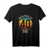 Mein Papa ist 40 und richtig cool - Lustiges Geburtstags T-Shirt für Männer zum HapDog, perfekt für die Party