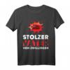 Schwangerschaft verkünden Zwillinge - Humorvolles Vater T-Shirt mit Spruch für zukünftige Väter, perfekt als Geschenk