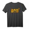 Dad hoch 2 Zweifacher Papa T-Shirt – Geschenk zur Geburt von Zwillingen & Babyparty für werdende Väter