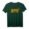 Dad hoch 2 Zweifacher Papa T-Shirt – Geschenk zur Geburt von Zwillingen & Babyparty für werdende Väter