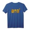 Dad hoch 2 Zweifacher Papa T-Shirt – Geschenk zur Geburt von Zwillingen & Babyparty für werdende Väter