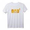 Dad hoch 2 Zweifacher Papa T-Shirt – Geschenk zur Geburt von Zwillingen & Babyparty für werdende Väter