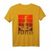 Herren Papitän Papa Kapitän Retro Anker Vatertag T-Shirt – Lustiges maritimes Geschenk für Segler und Meerliebhaber
