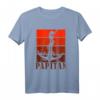Herren Papitän Papa Kapitän Retro Anker Vatertag T-Shirt – Lustiges maritimes Geschenk für Segler und Meerliebhaber