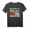 Bester Shih Tzu Papa aller Zeiten Hund Papa Fauststoß T-Shirt – Perfektes Vatertags- und Hundeliebhaber-Geschenk