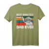 Bester Shih Tzu Papa aller Zeiten Hund Papa Fauststoß T-Shirt – Perfektes Vatertags- und Hundeliebhaber-Geschenk