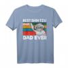 Bester Shih Tzu Papa aller Zeiten Hund Papa Fauststoß T-Shirt – Perfektes Vatertags- und Hundeliebhaber-Geschenk