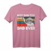 Bester Shih Tzu Papa aller Zeiten Hund Papa Fauststoß T-Shirt – Perfektes Vatertags- und Hundeliebhaber-Geschenk