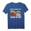 Bester Shih Tzu Papa aller Zeiten Hund Papa Fauststoß T-Shirt – Perfektes Vatertags- und Hundeliebhaber-Geschenk