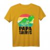 Papasaurus Papa Saurus T-Rex Dinosaurier Family Matching T-Shirt – Humorvolles Vatertagsgeschenk für Dinosaurier-Fans