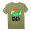 Papasaurus Papa Saurus T-Rex Dinosaurier Family Matching T-Shirt – Humorvolles Vatertagsgeschenk für Dinosaurier-Fans
