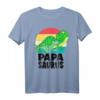 Papasaurus Papa Saurus T-Rex Dinosaurier Family Matching T-Shirt – Humorvolles Vatertagsgeschenk für Dinosaurier-Fans