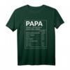 Papa Menge: 1 toller Mann - Lustiges Vater T-Shirt mit Definition für Vatertag & Familienliebhaber