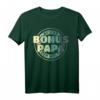 Bonus Papa T-Shirt - Bester Bonuspapa und Stiefvater Geschenkidee für Geburtstag, Weihnachten & Vatertag im Vintage Design