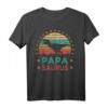 Papasaurus T Rex Dinosaur Family Matching T-Shirt – Lustiges Retro Design für Familie, Weihnachten & Halloween, Perfekt für Gruppenfotos & Geburtstagsgeschenke