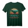 Papasaurus T Rex Dinosaur Family Matching T-Shirt – Lustiges Retro Design für Familie, Weihnachten & Halloween, Perfekt für Gruppenfotos & Geburtstagsgeschenke