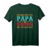 Zwei Titel Papa und Stiefpapa Rocke sie beide Vintage T-Shirt – Originelles Vatertagsgeschenk für Stiefväter & Bonusväter
