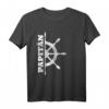 Papitän T-Shirt für den Kapitän der Papa ist - Lustiges Seefahrer-Shirt als Geschenk für den Vater, der mit Familie auf dem Boot unterwegs ist