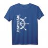 Papitän T-Shirt für den Kapitän der Papa ist - Lustiges Seefahrer-Shirt als Geschenk für den Vater, der mit Familie auf dem Boot unterwegs ist