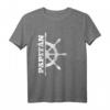 Papitän T-Shirt für den Kapitän der Papa ist - Lustiges Seefahrer-Shirt als Geschenk für den Vater, der mit Familie auf dem Boot unterwegs ist