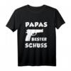 Papas bester Schuss T-Shirt für Kinder - Persönliches Geburtstagsgeschenk für Sohn und Tochter, zeigt Liebe und Zusammenhalt