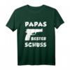 Papas bester Schuss T-Shirt für Kinder - Persönliches Geburtstagsgeschenk für Sohn und Tochter, zeigt Liebe und Zusammenhalt