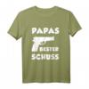 Papas bester Schuss T-Shirt für Kinder - Persönliches Geburtstagsgeschenk für Sohn und Tochter, zeigt Liebe und Zusammenhalt