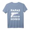 Papas bester Schuss T-Shirt für Kinder - Persönliches Geburtstagsgeschenk für Sohn und Tochter, zeigt Liebe und Zusammenhalt