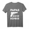Papas bester Schuss T-Shirt für Kinder - Persönliches Geburtstagsgeschenk für Sohn und Tochter, zeigt Liebe und Zusammenhalt