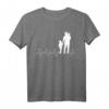 Vater 2 Kinder Herzschlag T-Shirt - Stolzes Papa Geschenk für Vatertag & Familienliebe
