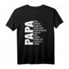 Herren Papa Vatertag T-Shirt – Bester Dad, Werdender Vater & Sohn Outfit für Familienfeier oder Babyankündigung
