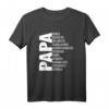 Herren Papa Vatertag T-Shirt – Bester Dad, Werdender Vater & Sohn Outfit für Familienfeier oder Babyankündigung