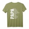 Herren Papa Vatertag T-Shirt – Bester Dad, Werdender Vater & Sohn Outfit für Familienfeier oder Babyankündigung