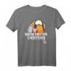 Mein erster Vatertag Mädchen Geschenk - Niedliches Vatertags-T-Shirt mit Babyflasche & Schnuller für den ersten Vatertag