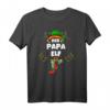 Papa Elf Lustiges Herren Weihnachts-Elf T-Shirt mit Mütze und Elfen-Ohren – Perfektes Geschenk für Weihnachten & Festtage