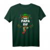 Papa Elf Lustiges Herren Weihnachts-Elf T-Shirt mit Mütze und Elfen-Ohren – Perfektes Geschenk für Weihnachten & Festtage