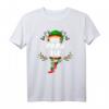 Papa Elf Lustiges Herren Weihnachts-Elf T-Shirt mit Mütze und Elfen-Ohren – Perfektes Geschenk für Weihnachten & Festtage