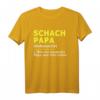 Schach Papa Vater T-Shirt - Lustiges Geschenk für Schachspieler zum Vatertag