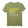 Schach Papa Vater T-Shirt - Lustiges Geschenk für Schachspieler zum Vatertag