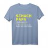 Schach Papa Vater T-Shirt - Lustiges Geschenk für Schachspieler zum Vatertag