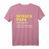 Schach Papa Vater T-Shirt - Lustiges Geschenk für Schachspieler zum Vatertag