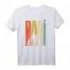 Dad hoch 2 Vater mit 2 Kindern Retro T-Shirt – Originelles Geschenk zur Geburt, Babyparty & Vatertag für doppelte Väter