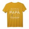 Lustiges Vatertagsgeschenk für stolze Papa mit zwei Töchtern - Humorvolles T-Shirt für Väter, perfekte Geschenkidee zu Weihnachten, Ostern & Geburtstag