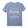 Lustiges Vatertagsgeschenk für stolze Papa mit zwei Töchtern - Humorvolles T-Shirt für Väter, perfekte Geschenkidee zu Weihnachten, Ostern & Geburtstag