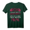Ich versuche mich zu benehmen, aber ich komme nach Papa T-Shirt – Lustiges Geschenk für Sohn, Tochter, Nichte & Neffe zu Weihnachten & Geburtstag