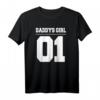 Vater Tochter Partnerlook Outfit Daddys Girl 01 – Personalisiertes Papa Tochter T-Shirt für Geburtstage, Weihnachten, Muttertag & Vatertag
