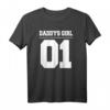 Vater Tochter Partnerlook Outfit Daddys Girl 01 – Personalisiertes Papa Tochter T-Shirt für Geburtstage, Weihnachten, Muttertag & Vatertag