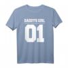 Vater Tochter Partnerlook Outfit Daddys Girl 01 – Personalisiertes Papa Tochter T-Shirt für Geburtstage, Weihnachten, Muttertag & Vatertag
