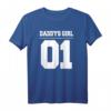 Vater Tochter Partnerlook Outfit Daddys Girl 01 – Personalisiertes Papa Tochter T-Shirt für Geburtstage, Weihnachten, Muttertag & Vatertag